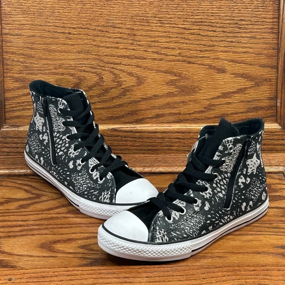 Converse Ct Side Zip Hi Black Mouse Shoes‎